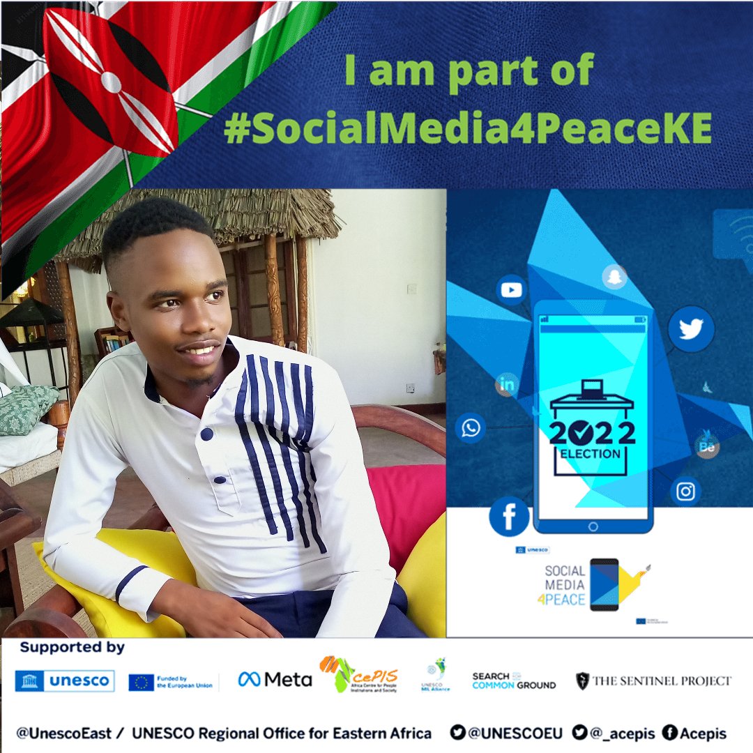 Kenyatta10Brian's tweet photo. @_acepis @UNESCO @UNESCOEU @EUinKenya @SFCG_Kenya @SentinelProject @iEARNKE @Meta @SFCG_ https://t.co/A3OafnTjXY