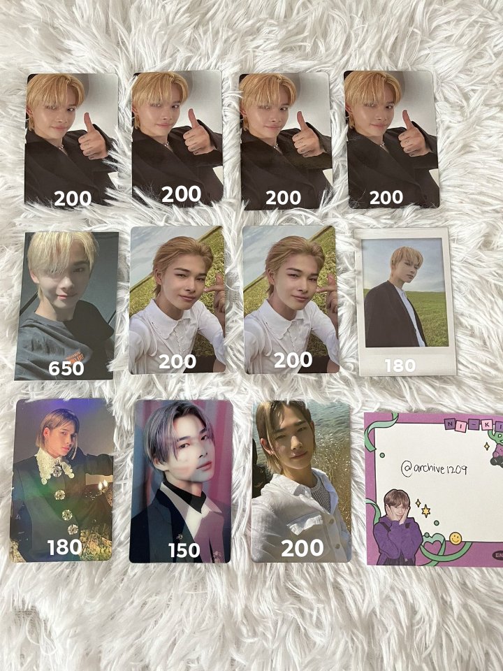 archive1209's tweet photo. wts lfb ph #archive1209sells

selling my dupes for a very affordable price! if you're a ni-ki stan, this is your sign to start your own collection >< 

<pls help rt huhu>

🏷️ ni-ki no yet dimension: answer selca pola dd uniform scylla holo pc hype lenti odysseus pc https://t.co/IOfGqa1EG7