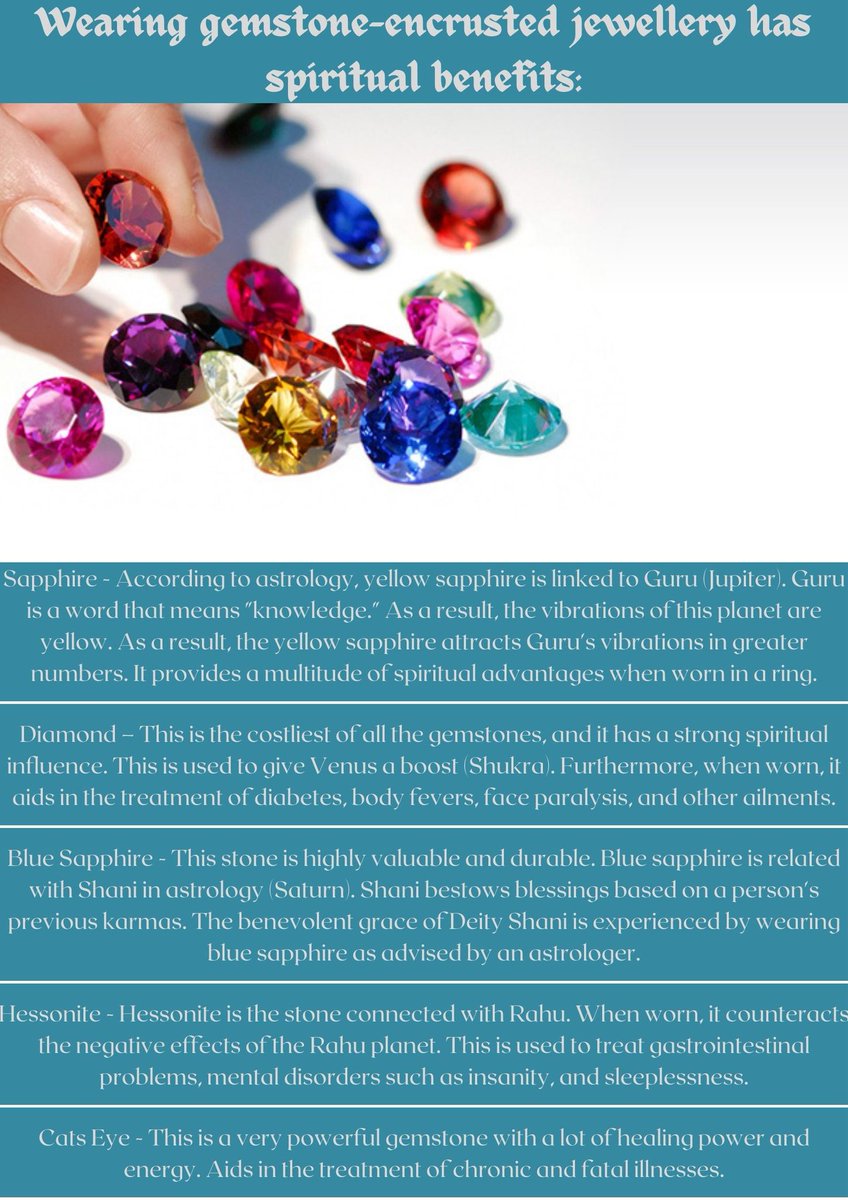Nine Gemstones (Navratna) and their healing powers 👇

https://t.co/YxcSeG33MZ https://t.co/HutLgfbtz...