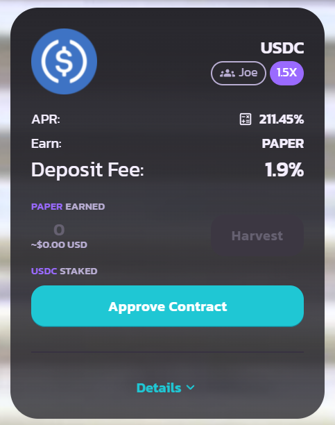 MURDOC_DEFI's tweet photo. Pretty juicy APR on $USDC over at @Scranton_Fi right now 👀

#AVAX $PAPER $AVAX https://t.co/aDrwd3enTs