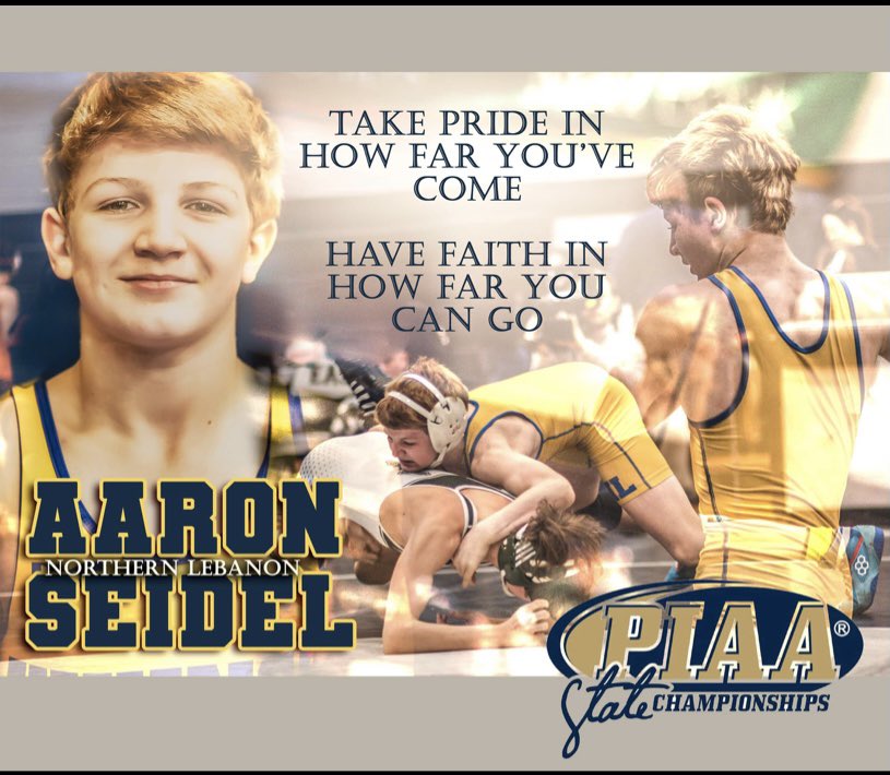 NL_Wrestling_'s tweet photo. PA State Championships begin tomorrow morning. Good luck Aaron! https://t.co/R7XbbkgbhY