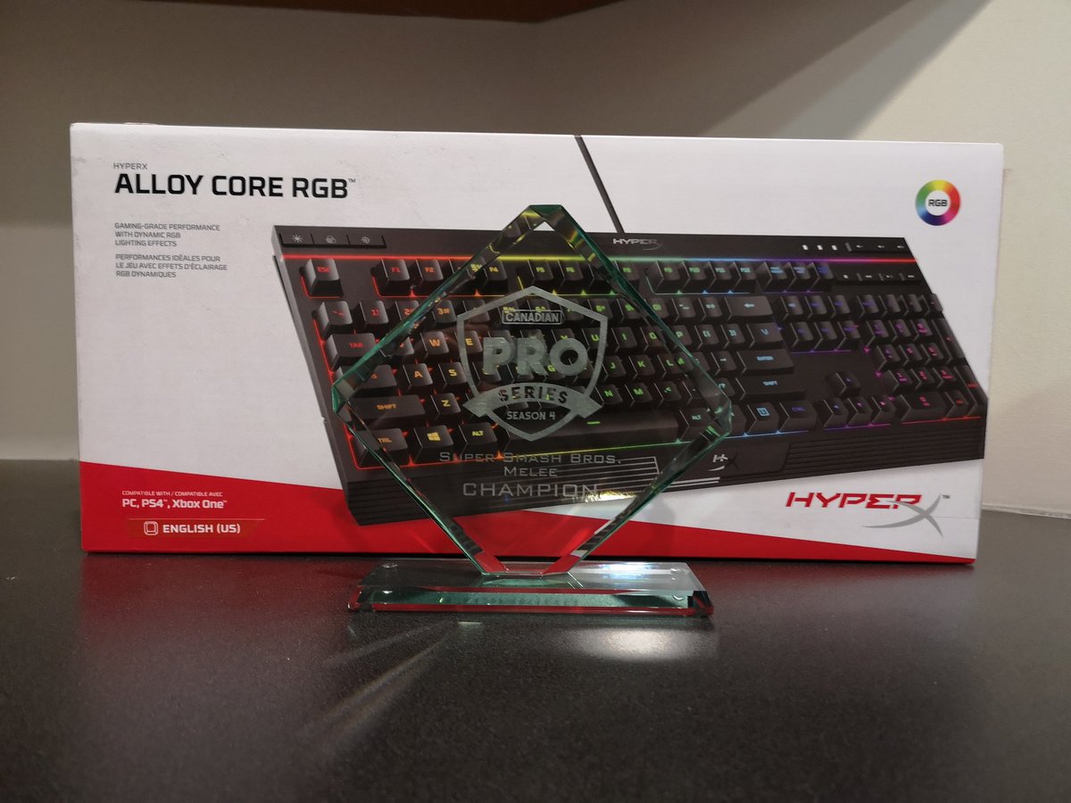 VanStreetBattle's tweet photo. Super Smash Bros. Melee #CPS4 Finals is tonight @ 7 PM PST!
๐ 1st Place walks home with a HyperX RGB keyboard, provided by @GamingStadiumCS!!!
Also a Prize Pool of $200 (๐ฅ60%๐ฅ30%๐ฅ10%) AND a Matcherino Crowdfunded Prize Pool!!!
Claim Code here: https://t.co/4ysF6TIzvD https://t.co/EZHz1DXsph