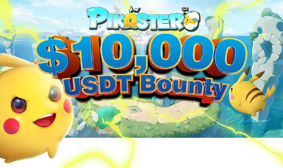 AirdropAnalytic's tweet photo. 🕵🏻‍♂️ New #Airdrop: Pikaster
💸 Total Reward: 10,000 USDT
 Rating: ⭐️⭐️⭐️ 3/3stars

Airdrop Link: https://t.co/LpofMYHPmc

-Complete all tasks of the airdrop
-Submit your USDT (TRC20) wallet address
-Airdrop For the random 1,000 lucky participants https://t.co/Ugrw9eaDQJ
