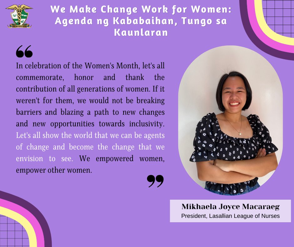 officialLLN's tweet photo. Happy Women’s Month! 💜

Take a look at their message for this month's celebration of women and let it inspire you. 💖

Cheers to Women Empowerment! 🥂✨

#LLNWeMakeChangeWorkForWomen
#MabuhayAngMgaBabae 🙌🏼
#InternationalWomensDay 💜 https://t.co/opj68ejAvw