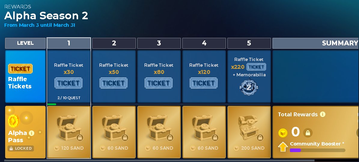 mayammb11's tweet photo. @TheSandboxGame I just participated in the daily #SandboxAlphaS2Contest for a chance to earn up to 1,000 $SAND! Starting March 9 -  Show your Raffle Tickets. Check out my screenshot below! 👇 #SandboxAlphaS2 https://t.co/NFvsZ1ihaa