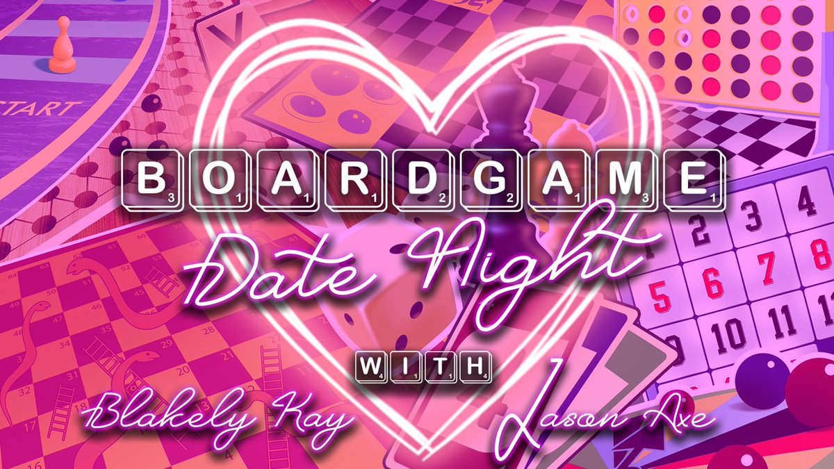 BrainWreckTV's tweet photo. 💗New Show Tonight!💋
Board Game Date Night with @JasonAxe_ and @blakely_kay debuts tonight on the #BrainWreck channel. Tune in at 10pm EST and play along as things get hot and heavy over the game board.
#boardgame #Datenight

https://t.co/yXzaVan3V9 https://t.co/TSUjtigPtf