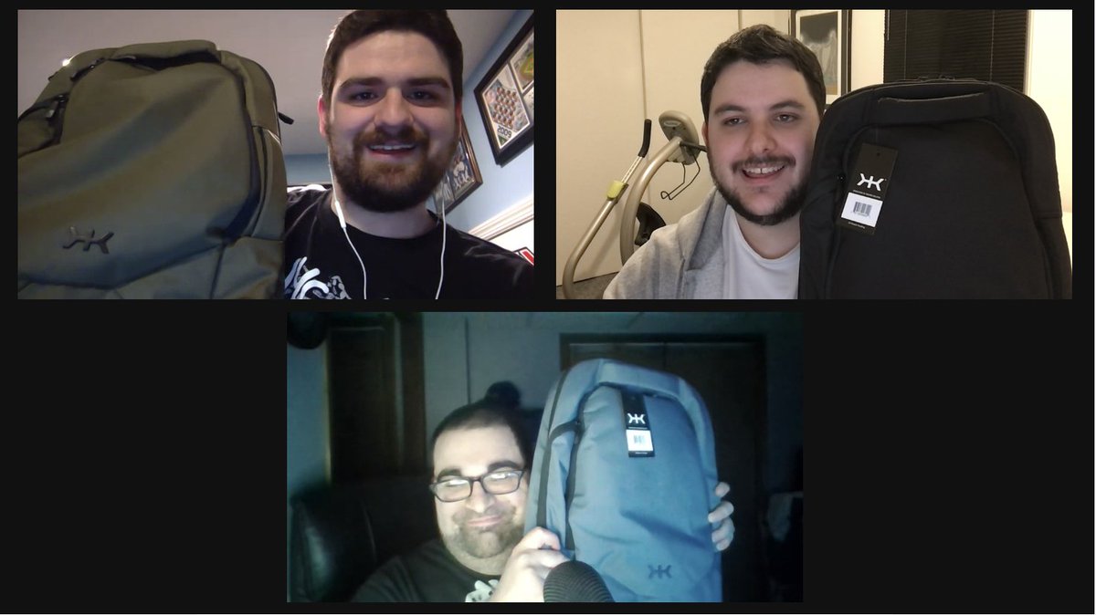 ETBSports's tweet photo. We are happy to have @KnackBags sponsoring,
"Empty The Bench" on the @ETBnetwork.
Check out @nmorgasenradio, @thomasjalbano & @NickWritesWords with their bags.
#KnackPack #OneBagLife #Podcast https://t.co/FLvNDfn1bd