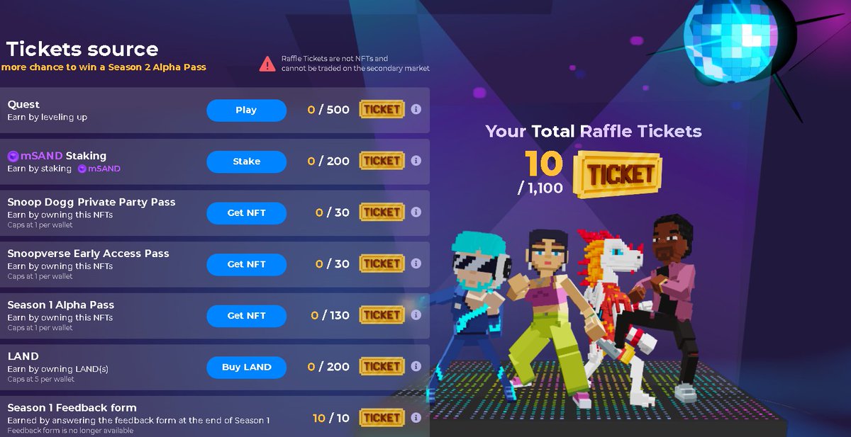 mayammb11's tweet photo. @TheSandboxGame I just participated in the daily #SandboxAlphaS2Contest for a chance to earn up to 1,000 $SAND! Starting March 9 -  Show your Raffle Tickets. Check out my screenshot below! 👇 #SandboxAlphaS2 https://t.co/NFvsZ1ihaa