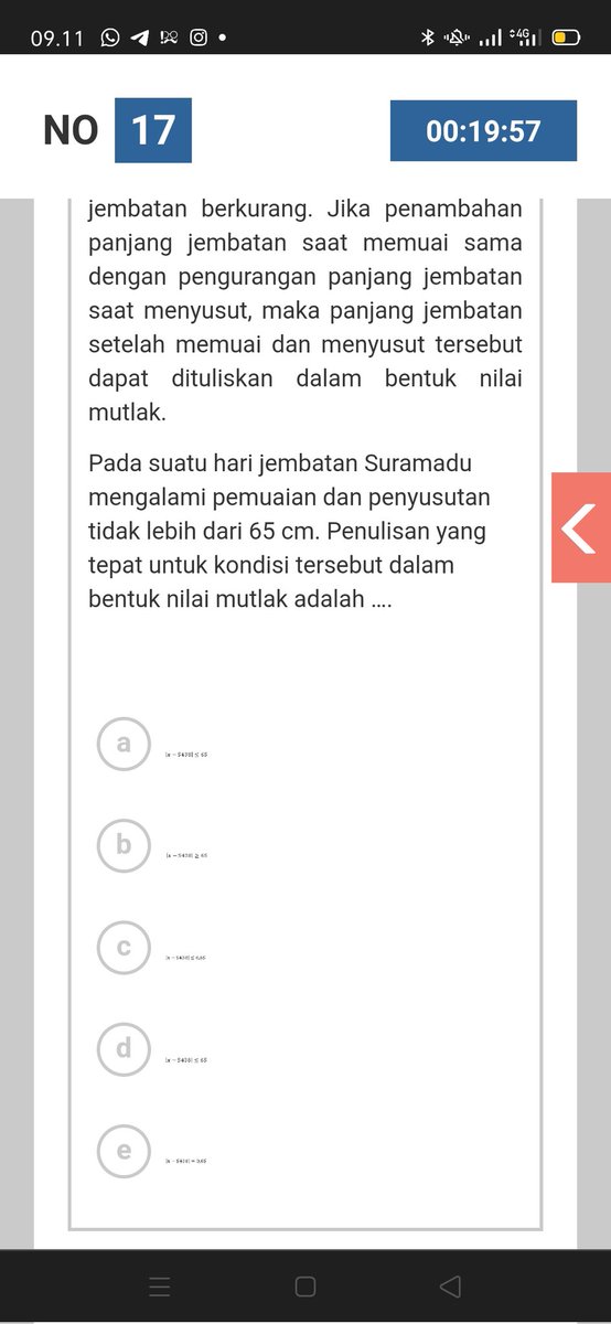 Bbylala19's tweet photo. EHB MATEMATIKA info jawaban jembatan dong yang ini... https://t.co/2qTTzYlO6f