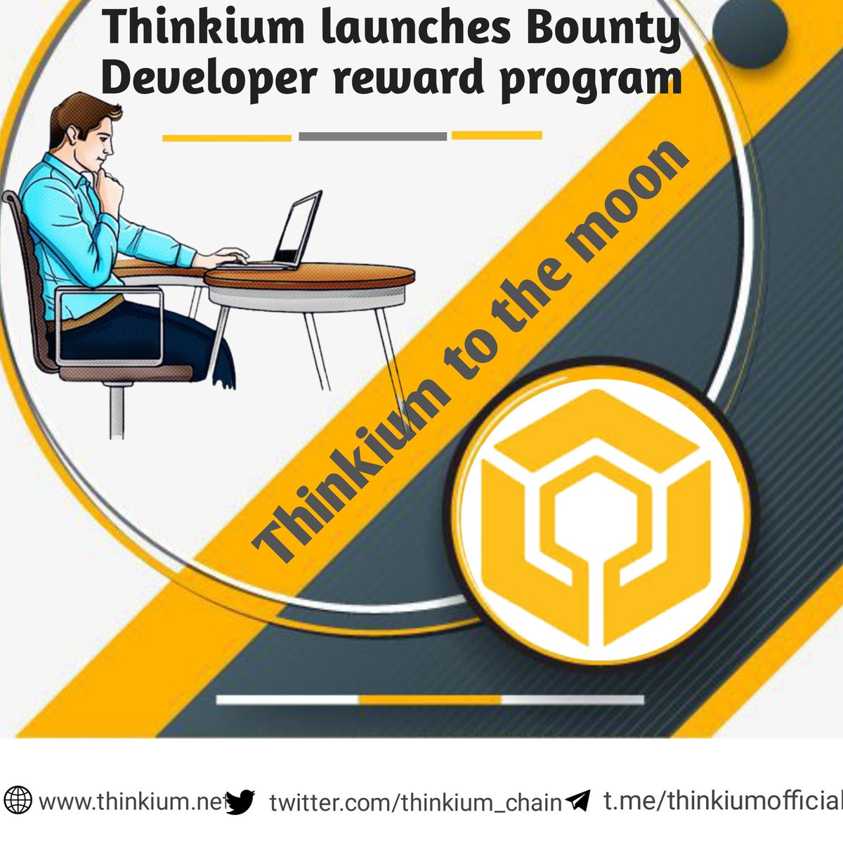 Gedet_27's tweet image. Are you a creative developer? Take advantage of @Thinkium_Chain Developer bounty reward program. Read more:  link.medium.com/d3WfPuoTgob
@CalvaryNyong 
@DallasAgaodi 
@Meeessien1 

#blockchain #tkm #bountyprogram #thinkium