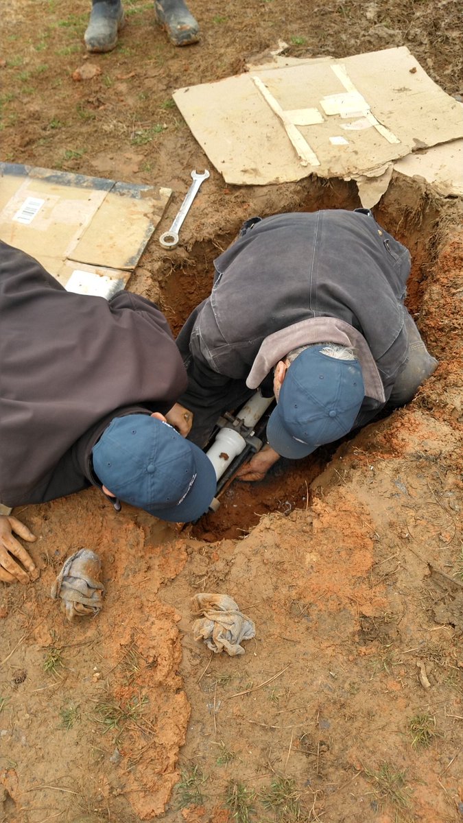 Great learning day for the guys,on irrigation repair. Everyone got there hands on two different areas today.