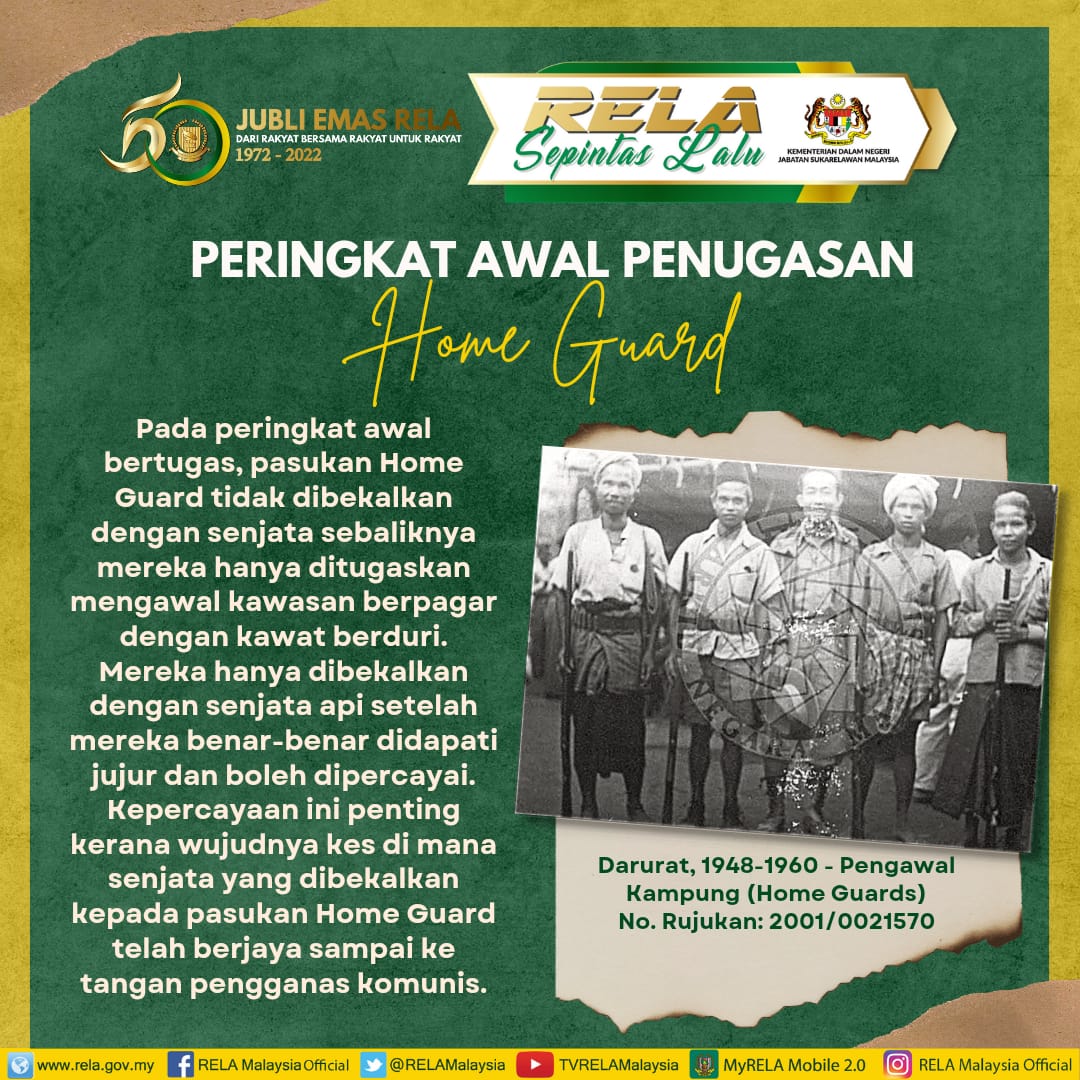 10 Mac 2022 || Khamis :-

𝙍𝙀𝙇𝘼 𝙎𝙚𝙥𝙞𝙣𝙩𝙖𝙨 𝙇𝙖𝙡𝙪...
"Peringkat Awal Penugasan Home Guard" 
#JubliEmasRELA
#SetiaBerbakti

<a href="/KDNPUTRAJAYA/">KDN🇲🇾</a> <a href="/dhzhamzah/">Hamzah</a> <a href="/IsmailSaid087/">DS Dr. Ismail Mohamed Said</a> <a href="/jonathanyasin/">jonathan yasin</a> <a href="/wandahlan/">Wan Ahmad Dahlan</a> <a href="/yahyakgc/">Yahya Sulaiman</a> <a href="/SazaliZin/">Mohd Sazali Mohd Zin</a>
