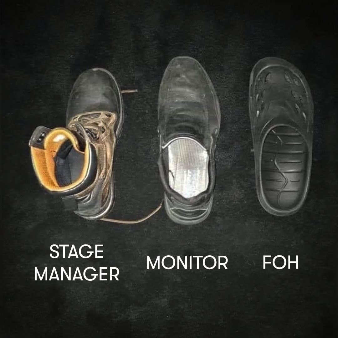 👞 Accurate!
📷 instagr.am/beardo13

#shoes #footwear #livesound #foh #monitor #mixing #recording #avid