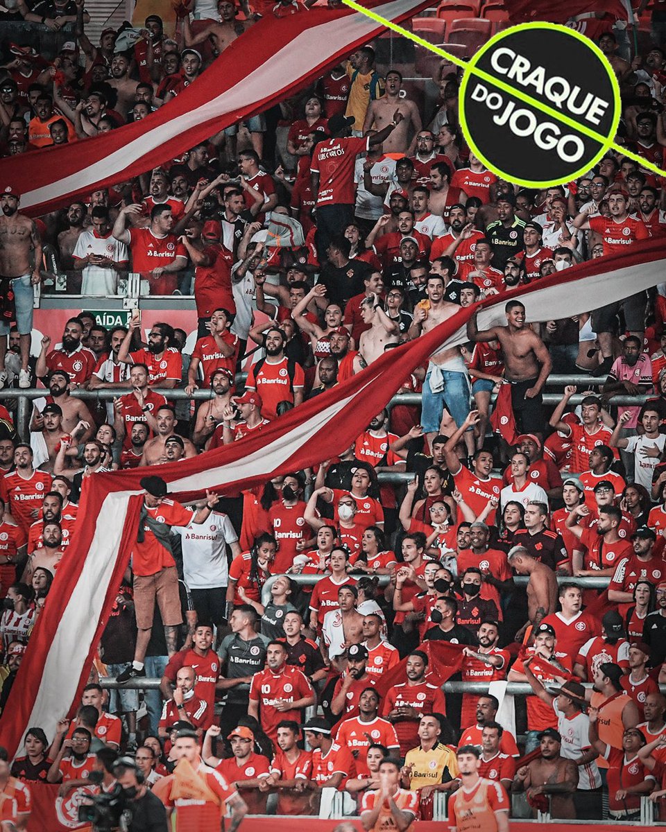 SCInternacional's tweet photo. 🔥 O Gigante rugiu do começo ao fim. Um espetáculo à parte, torcida colorada! 👏 #VamoInter 🇦🇹 https://t.co/LKoTgV2R6Z