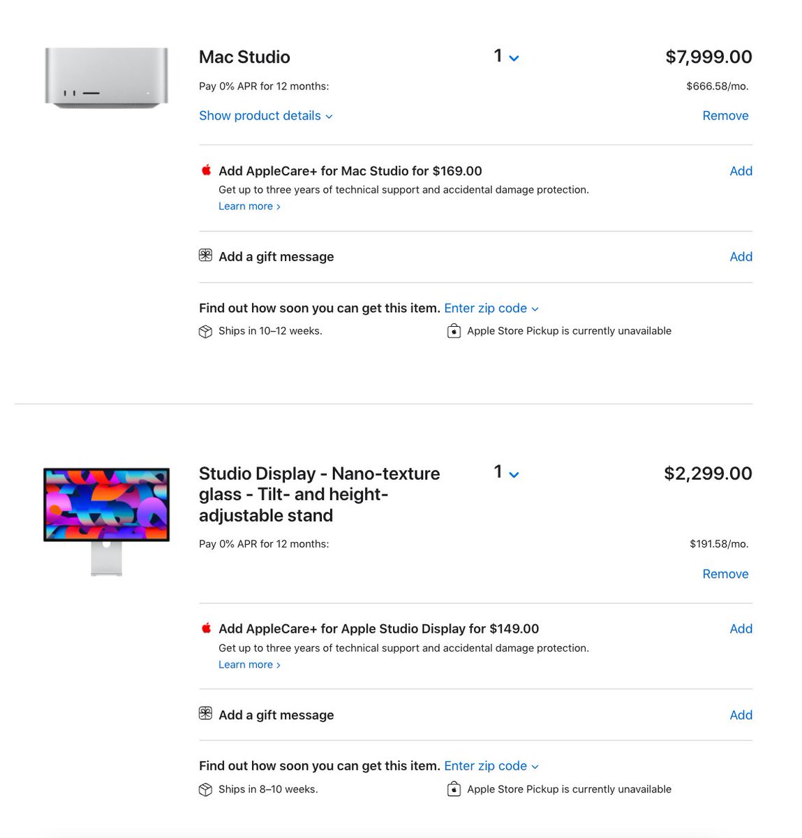 AlphaCabal's tweet image. IRL: $10k for a new Mac setup are you insane?!!

Metaverse: 3.75e is that FP?

#MagicInternetMoney #MacStudio #MacStudioDisplay