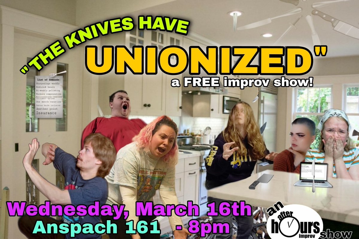 AfterHoursCMich's tweet photo. LESS THAN A WEEK UNTIL 'PROV!
😜🎉💥🎉🥴
See you on WEDNESDAY March 16th at 8pm in Anspach 161! https://t.co/EJ0lzv8xCO