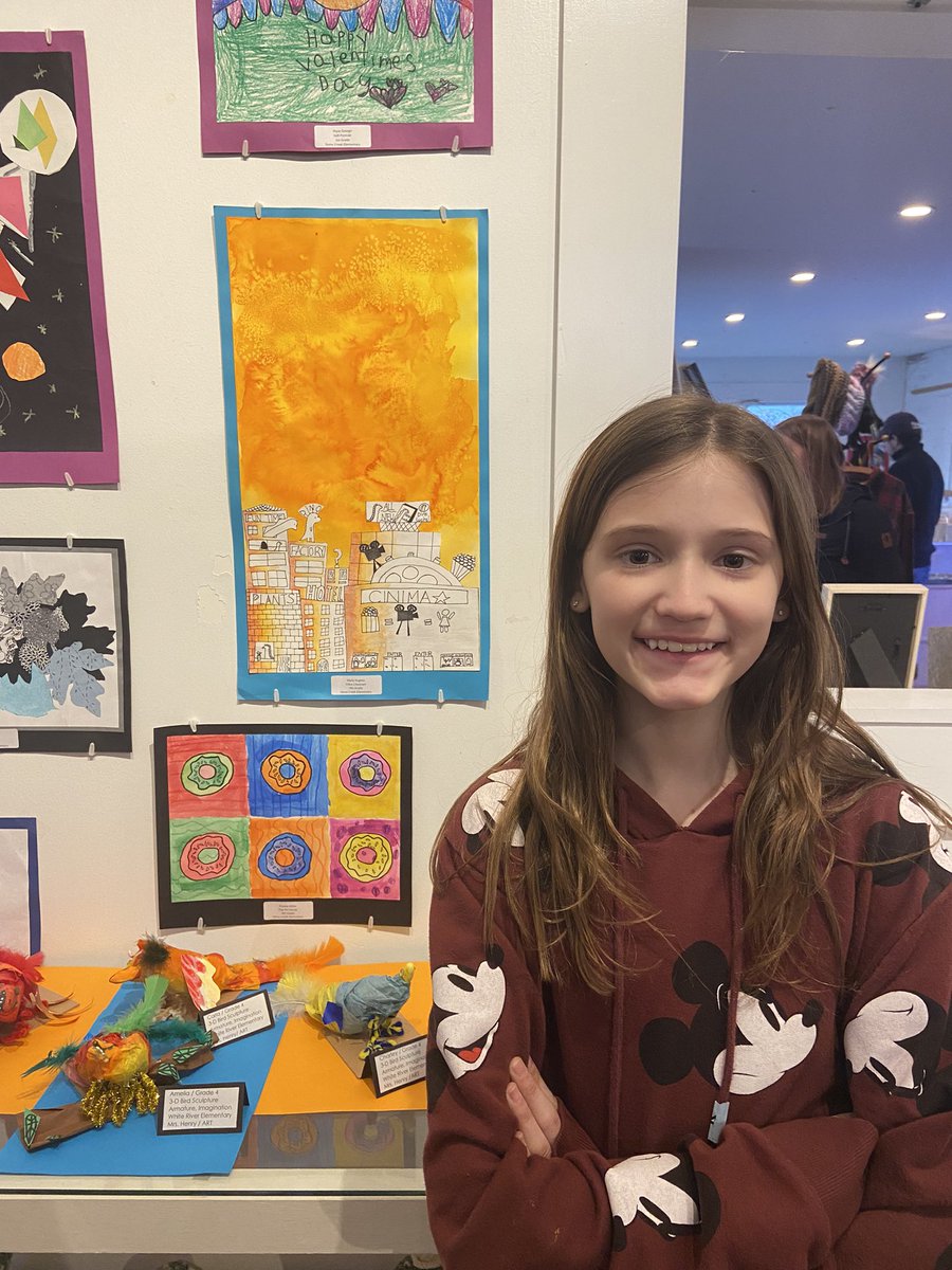 dani_be_autiful's tweet photo. Just a few of our shining artists from the Youth Art Exhibit Open house tonight at Nickel Plate Art Studio! Happy Youth Art Month! https://t.co/9L7gmaEfNp