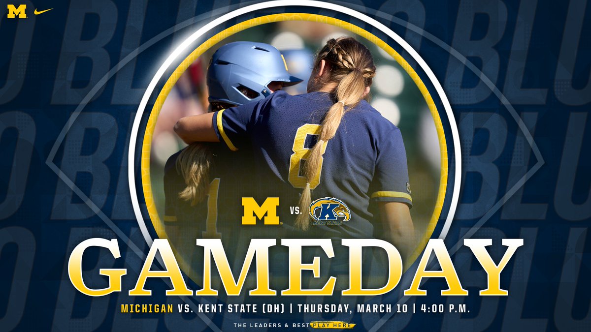 umichsoftball's tweet photo. GAME DAY IN ANN ARBOR!!!
🆚 Kent State (DH)
⏰ 4:00 PM
📍 Wilpon Complex
📺 https://t.co/rbBSiQ4GUS (Game 1)
📺 https://t.co/w68IXGEFnu (Game 2)
📊 https://t.co/0ANqQlBIeV
🎟 https://t.co/z6KxTDyj2B https://t.co/TPYyhJEI1L