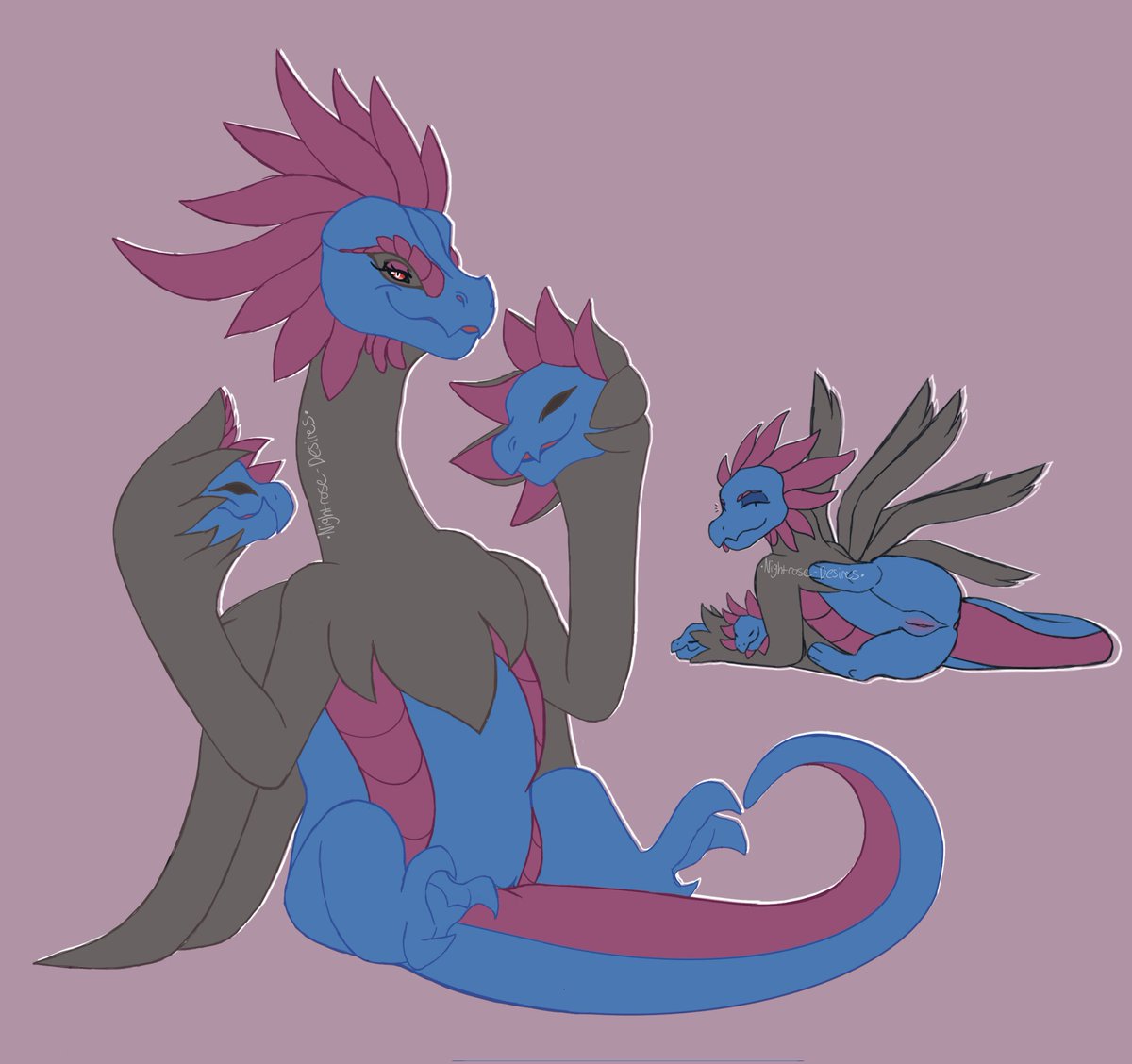 NightroseArt's tweet photo. [NSFW]
💙 The Three Headed Bad Blue or Great Green? 💚

Which would you choose? 
Well either way, she's choosing you.

#nsfwpokemon #nsfwartshare #nsfwartwork #nsfwart #pokemonnsfw #nsfwartist
#scaliensfw #nsfwnetwork https://t.co/h3UA4BYMkG