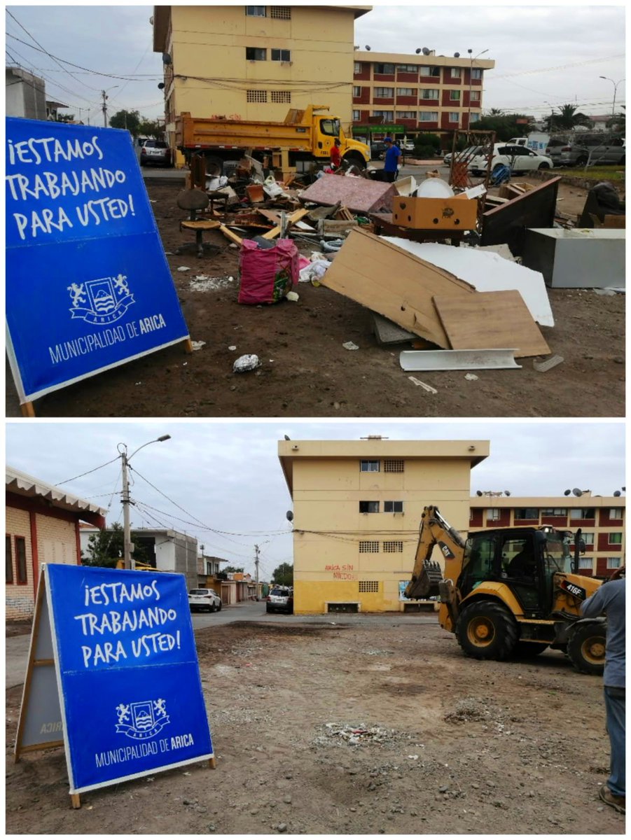 PauliKaboom's tweet photo. ¡Así dejamos sopladitoo! el sector de los JJVV Camilo Henríquez,Arica 1 y Libertad, en el operativo de hoy, junto a nuestros compañeros de Dimao. 
@MuniArica @Dideco_ima @Gerardo_Arica 
#vamospormas Gestión territorial
#vamospormas vida de barrio https://t.co/sZTGoq4wgG