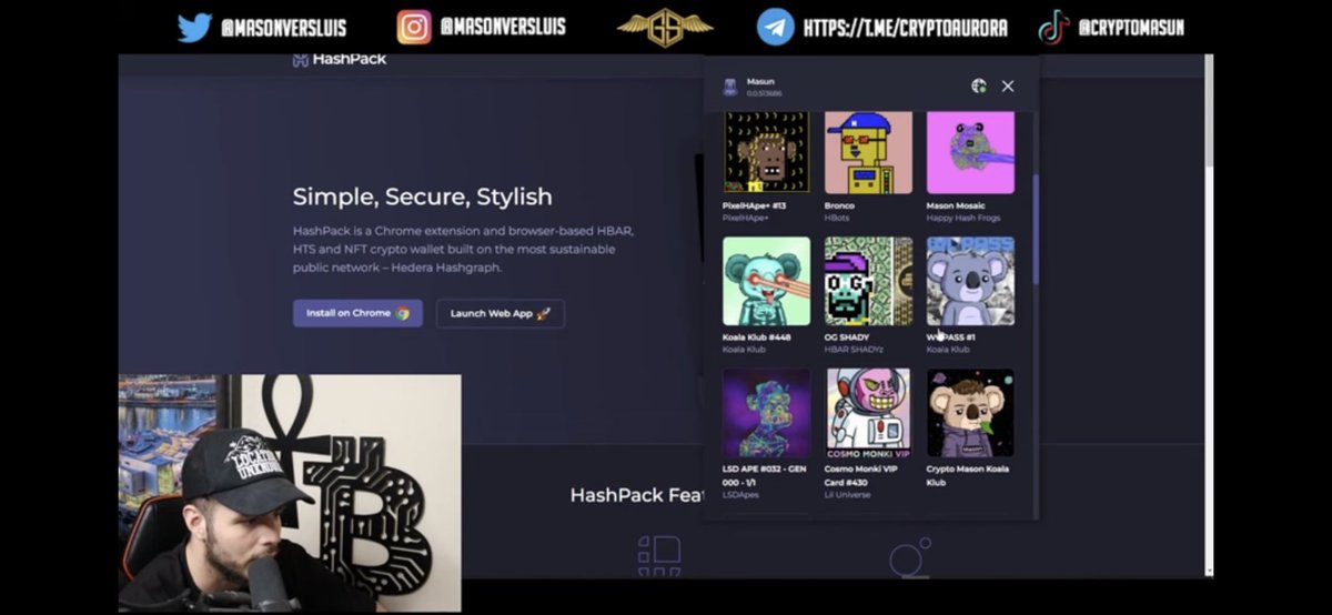 LSDApes's tweet photo. As always @NFTMasun doing an excellent job introducing #HederaNFT to the people. Our #LSDApe that we gave away to him looks happy in his wallet along with other super cool projects as well! LFG ! https://t.co/2IUZQCiNOS