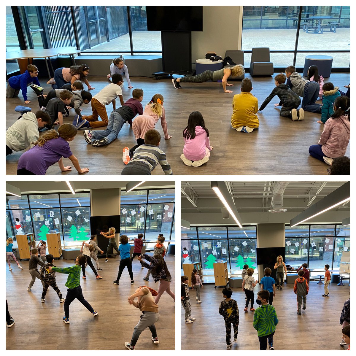 Thank you <a href="/CarmelEdFdn/">Carmel Education Foundation</a> for allowing <a href="/CCE_Comets/">Clay Center Comets</a> to bring in amazing fitness instructors like Monica Cronin for a wellness Wednesday activity. She was the best! <a href="/myccs/">myccs</a> <a href="/ClayCenterPTO/">Clay Center PTO</a>