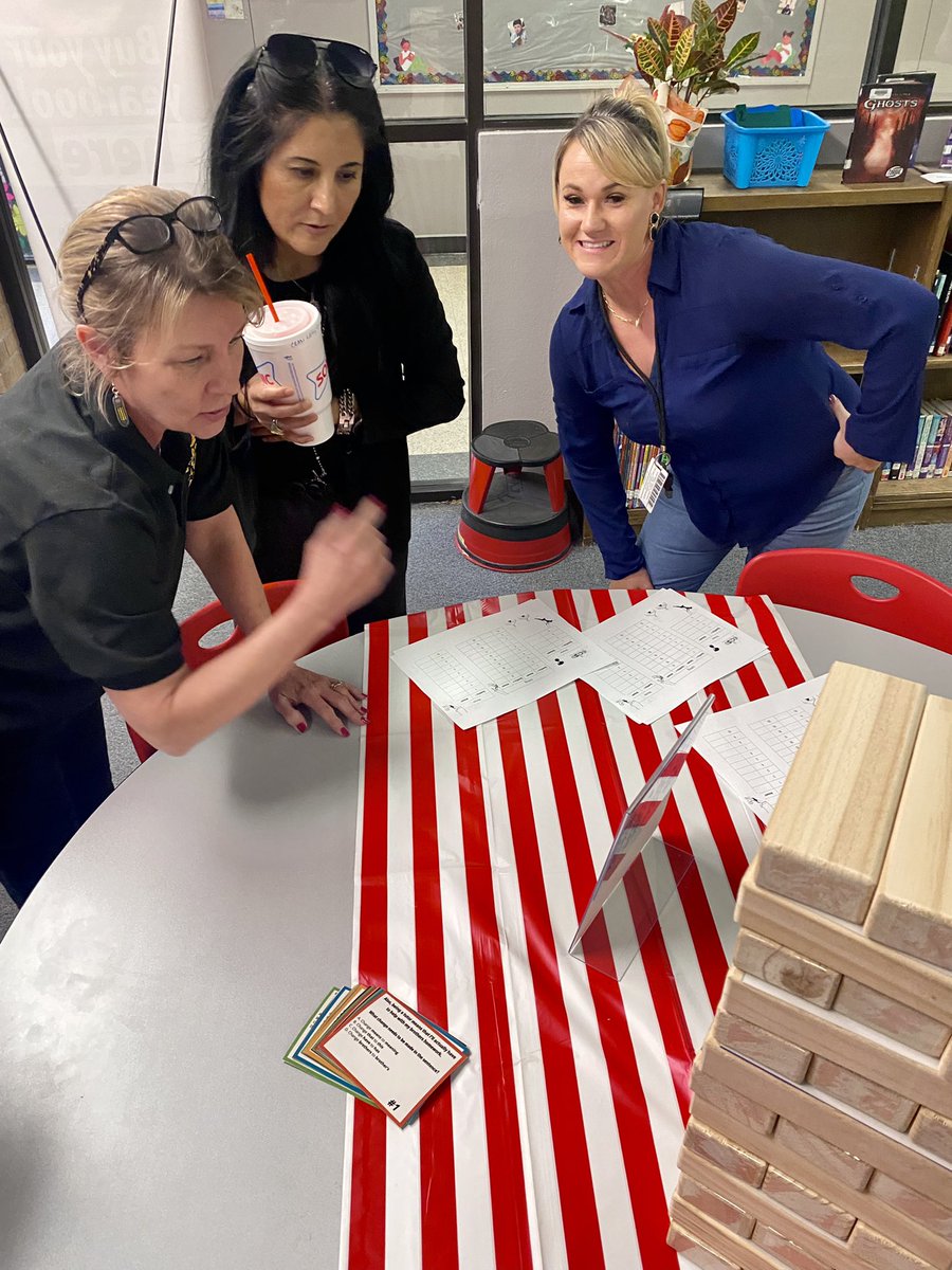 CoachCourtneyM's tweet photo. @wilsonyoungms ELAR Team having fun and doing work to prep for the #staartest. #luckykids @KarenVicory @AGarciaECISD @Ecisd_OC @ECISD_T2L @ECISDSpecialEdu @EctorCountyISD @ecisd_secondary #rangerup #rangerready https://t.co/RFlWeQKp58