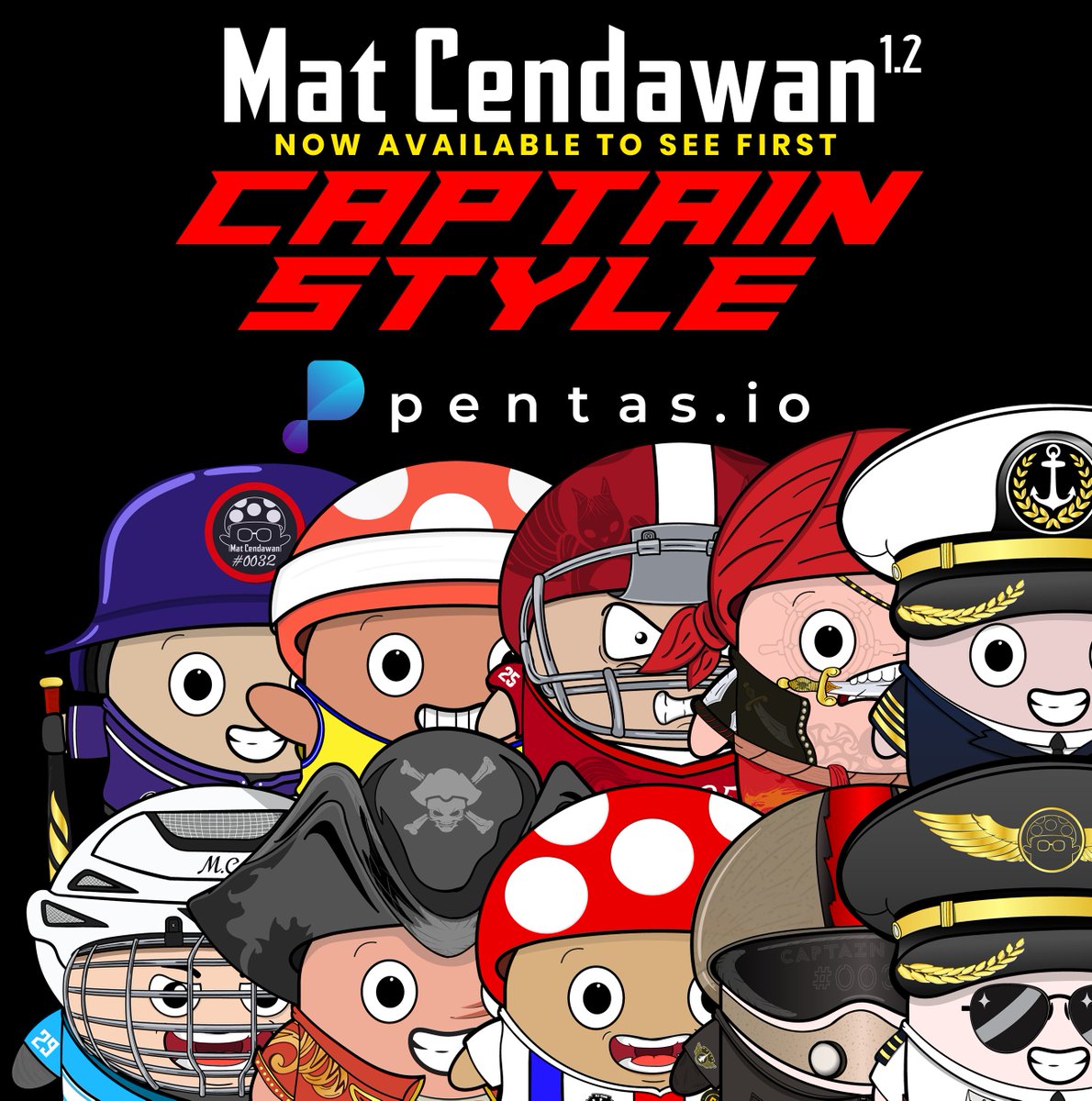 HI Everyone, drop your unsold project here i will help RT to you guys.. (New Mat Cendawan 1.2!!). 
app.pentas.io/collection/Cap…

Dont forget follow me and Retweet ty everyone. ☺️😊