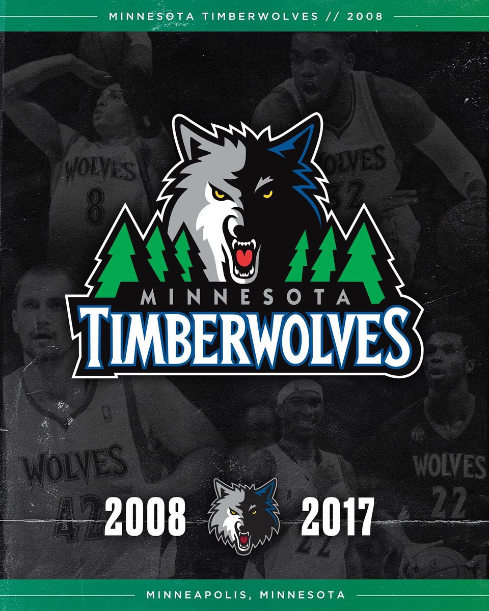 NBACanada's tweet photo. What’s your all-time favourite @Timberwolves logo?

#NBALogoEvolution • #NBA75 https://t.co/wFAdJ2SVPj
