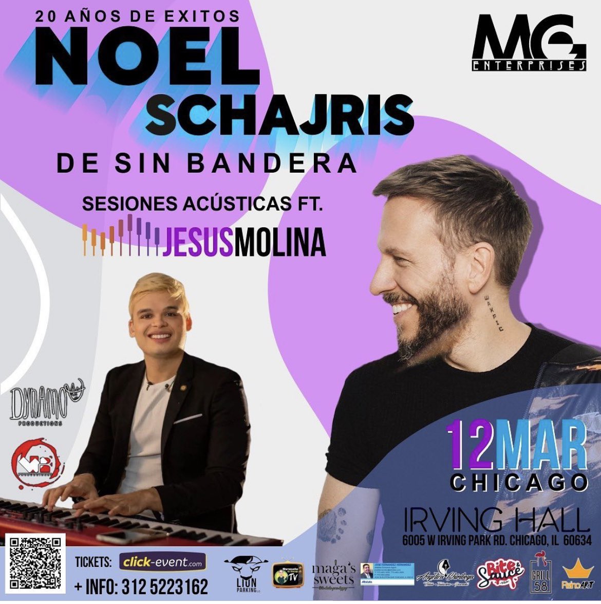WR_Producciones's tweet photo. Próximas fechas #MiPresenteTour #USA @NoelSchajris 

11/03 #Orlando 
12/03 #Chicago 

¡Allá vamos! 🤩🙌🏻

Entradas a la venta en https://t.co/zBJSKLsnxL

#WRPRODUCCIONES https://t.co/j6hFIjU2Vv