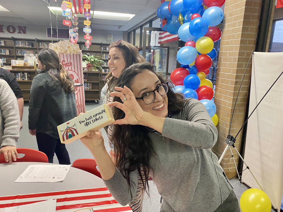 CoachCourtneyM's tweet photo. @wilsonyoungms ELAR Team having fun and doing work to prep for the #staartest. #weplaytowin #luckykids @KarenVicory @AGarciaECISD @Ecisd_OC @ECISD_T2L @ECISDSpecialEdu @EctorCountyISD @ecisd_secondary #rangerup #rangerready https://t.co/rcShvE7kFM