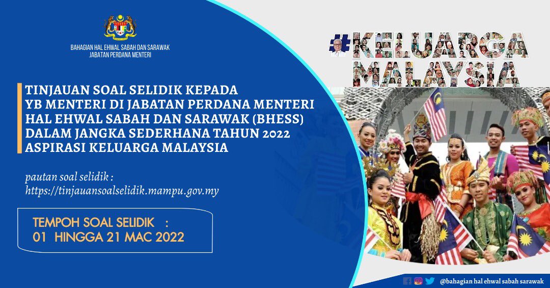 Bahagian Hal Ehwal Sabah & Sarawak, JPM tweet media