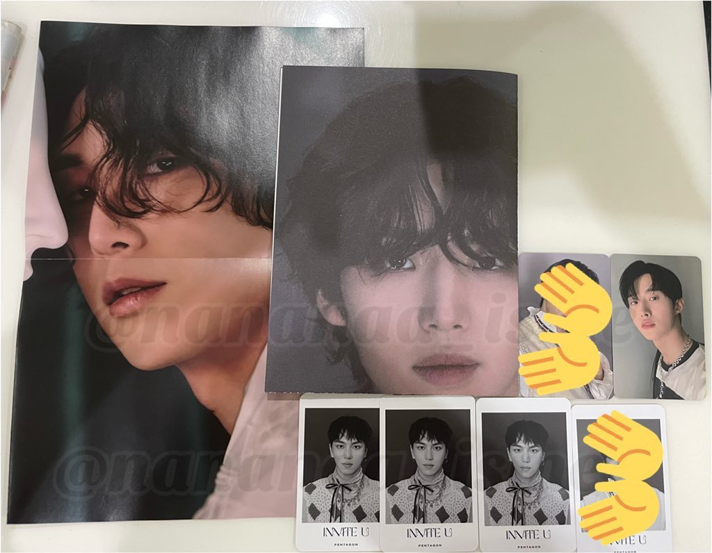 nananaa_isme's tweet photo. [WTS/HELP RT🇲🇾] #Feelin_Like  

Pentagon PTG Invite:u official inclusions poster photocard polaroid

💰RM8-RM20
✅In good condition
❌Fussy Buyer

#pasarpentagon #pasarptg https://t.co/5p2AlW5BKa