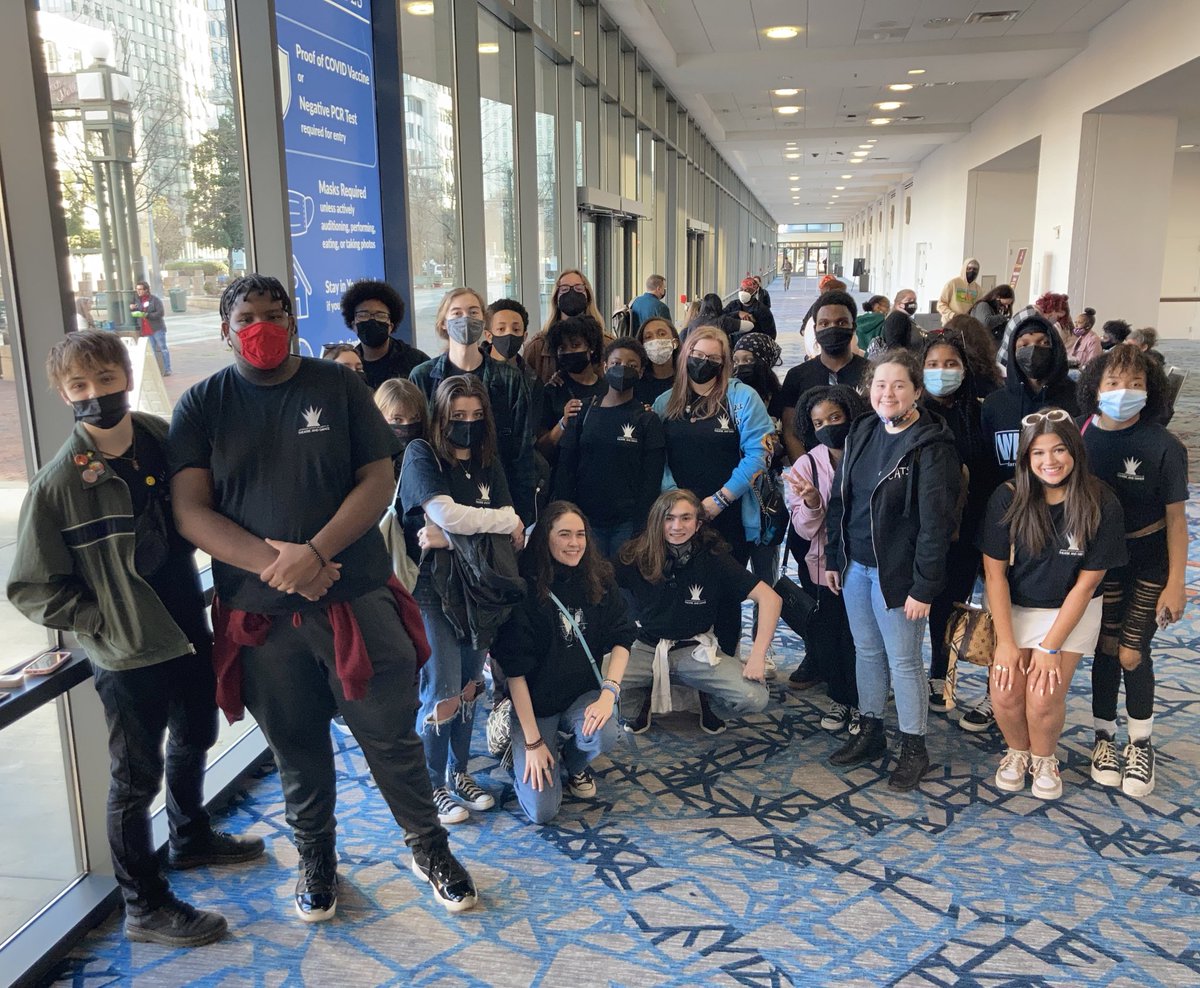 JCATD2's tweet photo. JCATD has arrived at SETC! We are so excited to perform our award winning production of Ernest and the Pale Moon ONE LAST TIME tomorrow and compete against the other incredible shows here! 

#thespian #thespians #theatre #jcatd #bhamtheatre #altheatre #highschooltheatre #setc https://t.co/q43jaf3zq9