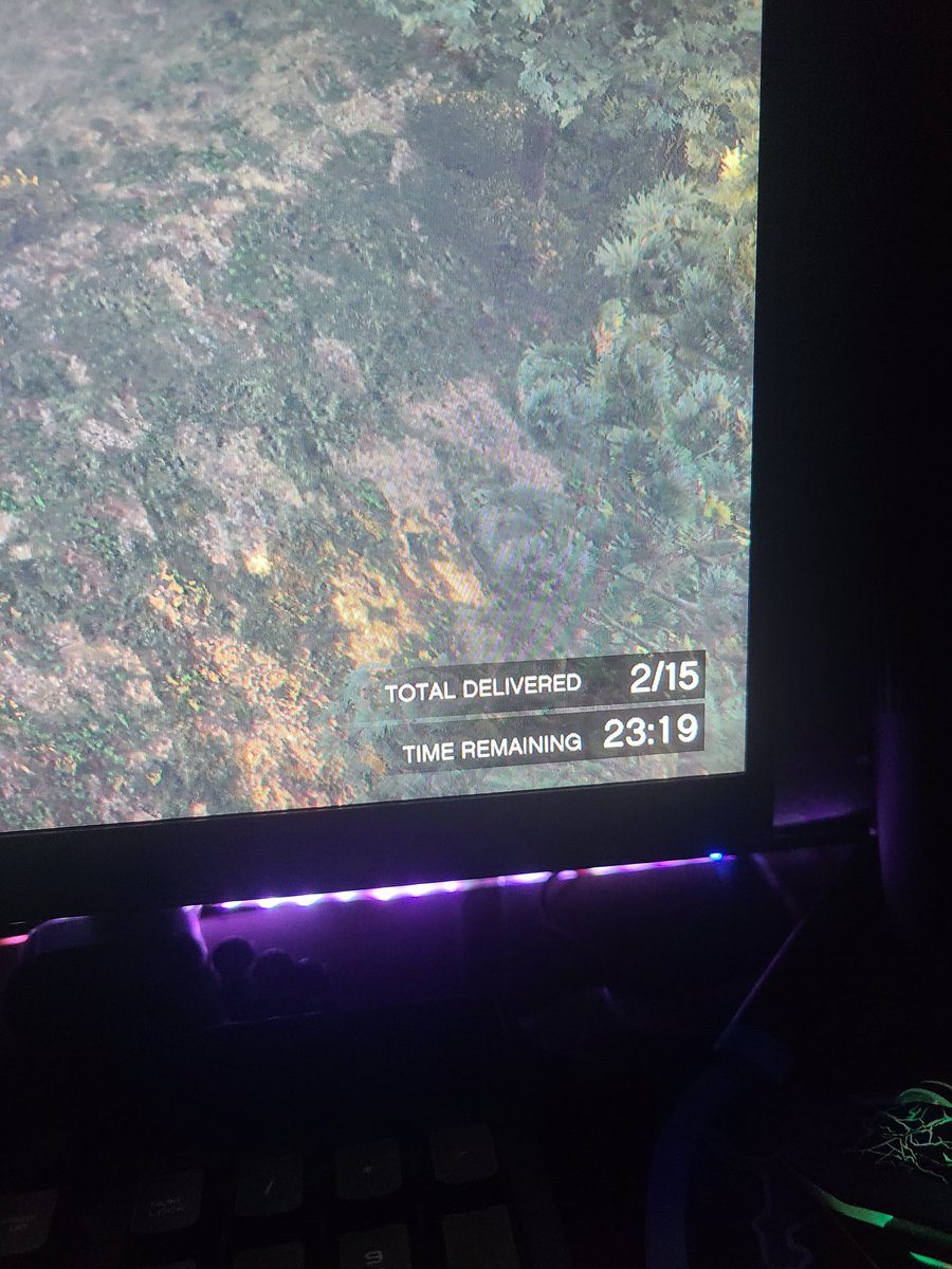 Dehuntgaming's tweet photo. @RockstarSupport during gun running misson the mission glitches and only let me deliver 2/15 packages now I'm out 650k wtf Rockstar!? https://t.co/nthc5Mynp6