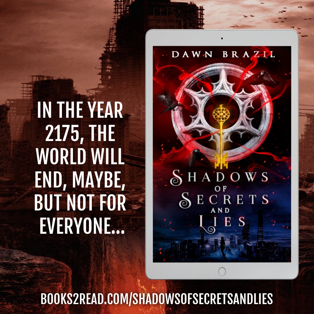CLCannonAuthor's tweet photo. 💀 In the year 2175, the world will end, maybe, but not for everyone...💀
Get your copy of Shadows of Secrets and Lies today!
https://t.co/zrwh65fH4N

#dystopian #yadystopian #newrelease #amreading https://t.co/5SfJzg5Cbn