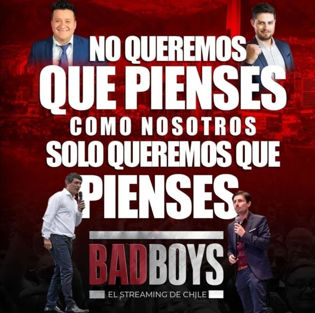 priscilallana's tweet photo. #Partidodelagente
#PDG
#CDGLIVE
#KONCEVISIÓN
#badboys https://t.co/qSsJL3lXaH