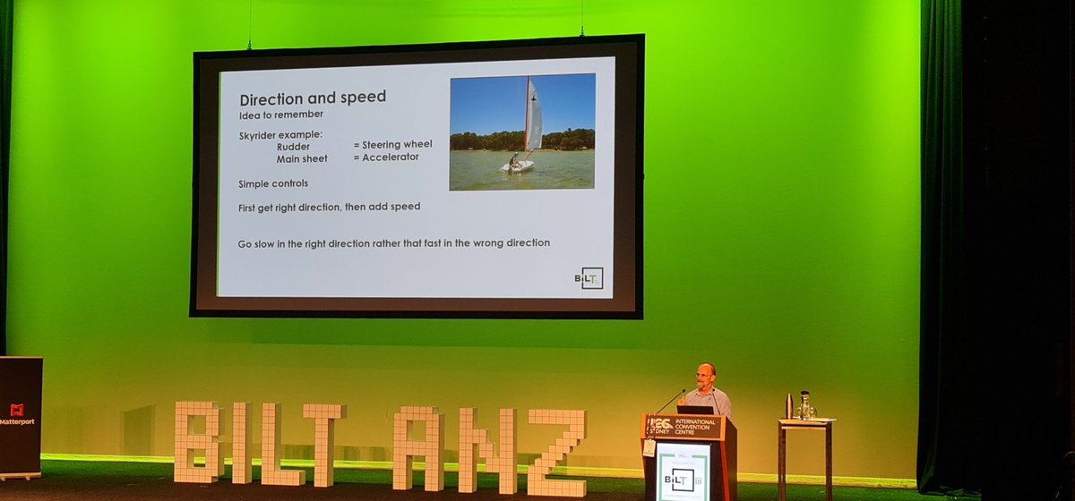 Cobra524's tweet photo. Trying to contain my excitement when I see #sailing content on someone else's presentation at @BILTevent #biltanz #sailingislife https://t.co/nEMnMqnT9x