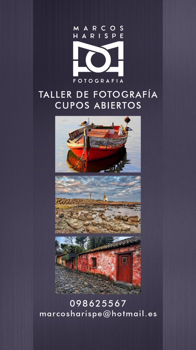 Marcosharispe's tweet photo. Estoy ofreciendo un plan de fotografía y video para marcas y/o empresas 📸 También tengo propuestas para manejar redes sociales y doy talleres de fotografía para principiantes . Por consultas pueden escribirme al 098625567. Agradezco RT ✊🏻 https://t.co/LK5kLIfd22