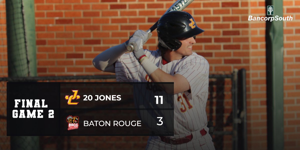 JC_Bobcats's tweet photo. SWEEP🧹No. 20 Jones closes out its non-conf slate 13-3. Billy Garrity goes 4-for-4 with 2 HR from the left side, one from the right and six RBIs and Andrew Nix tosses his first career complete game. https://t.co/KfIcQVSYR4