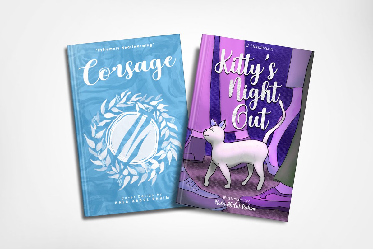 halzzart's tweet photo. I illustrated two book covers! What do you think? 😃
.
.
#BookTwitter #bookcoverchallenge #bookcovers #BookClub #Procreate https://t.co/YHUzRcgTsL
