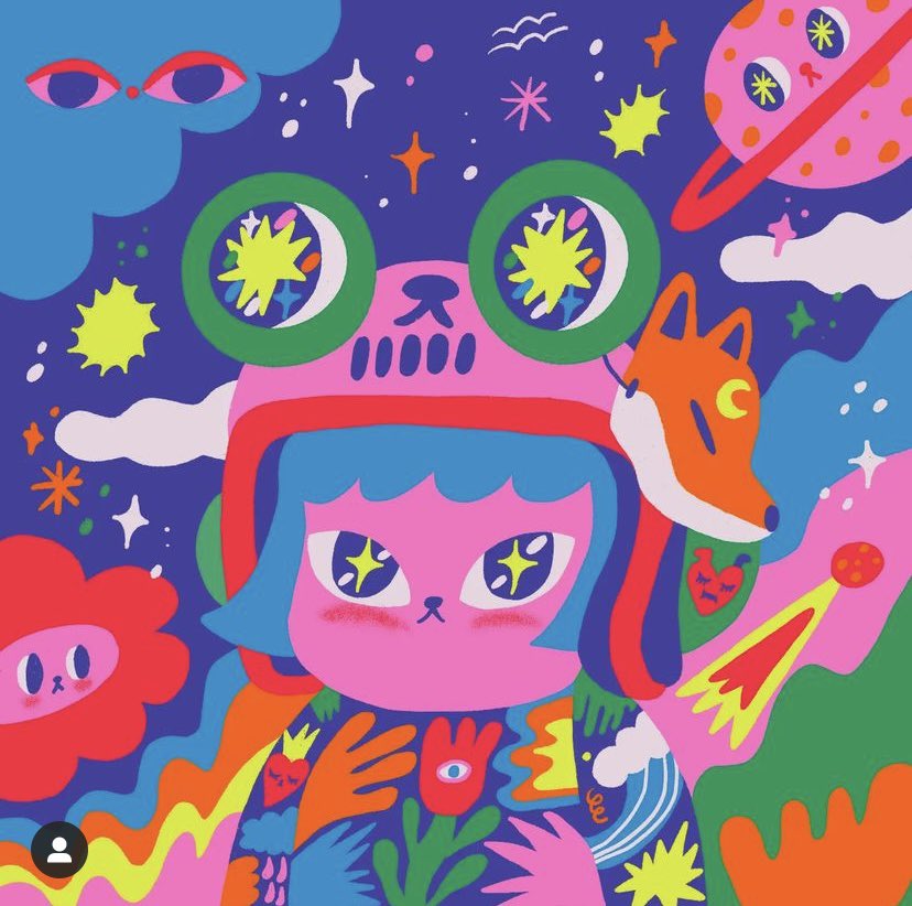liunic's tweet photo. Gm frens🌞🌞🌞 excited to drop this Space Girl @opensea tomorrow in collaboration with @kongandri Owange Boy✨💫❤️ #OpenSeaNFT https://t.co/FAbDxw27EC