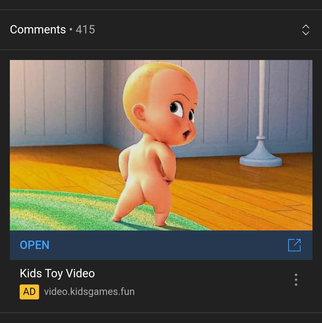 <a href="/YouTube/">YouTube</a> <a href="/SusanWojcicki/">Susan Wojcicki</a> Can you please stop showing me baby a$$?? 🙃🙃🙃