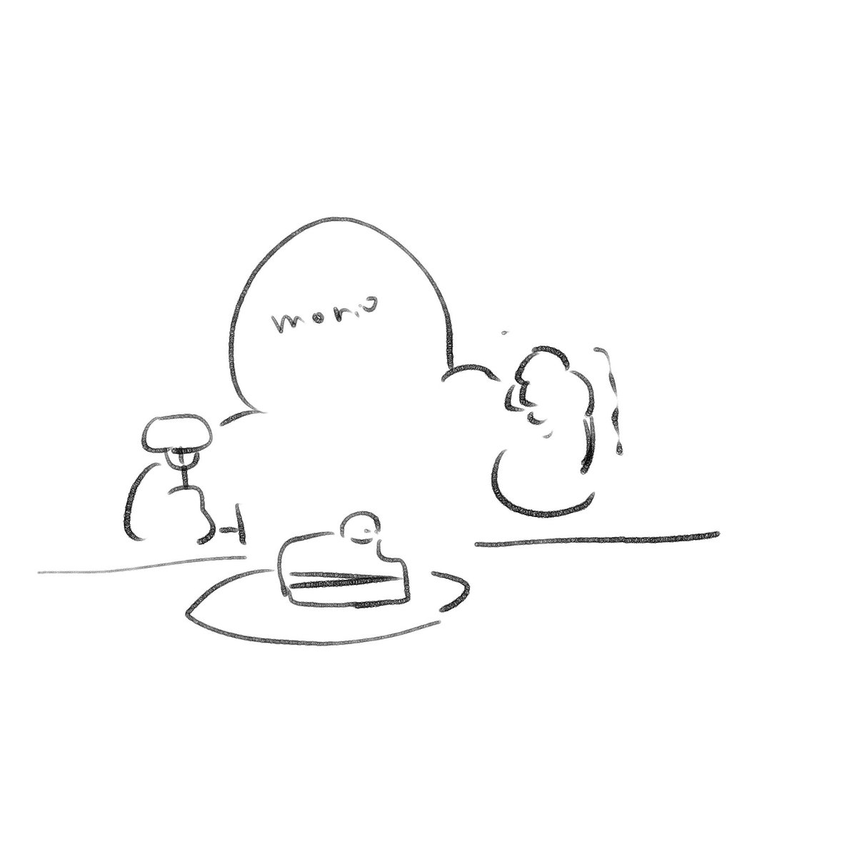 昨日刈谷に拳握ってたmonoさんのイラストです 