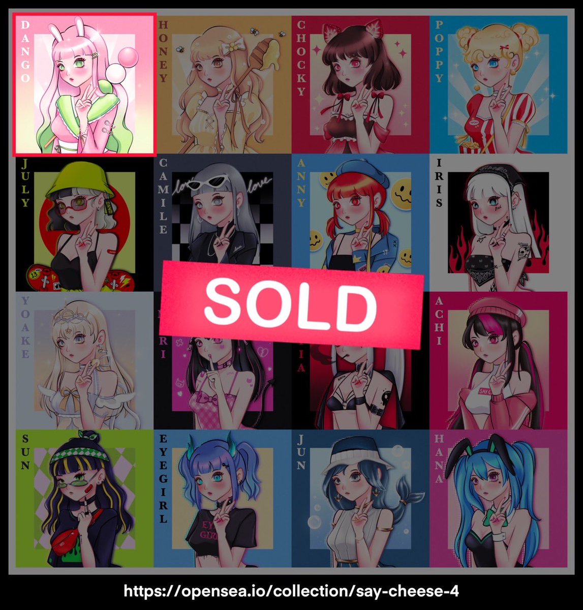 ❤️🔥Only 1 girl left🔥❤️
Say Cheese!! Collection on Polygon <a href="/opensea/">OpenSea</a> 

— Available Now —
💫 opensea.io/collection/say…

discord.gg/hCZMfS9XDb

#NFT #NFTs #NFTCommunity #waifu #anime #animegirl #NFTJPN #nftcollectors #OpenSeaNFT