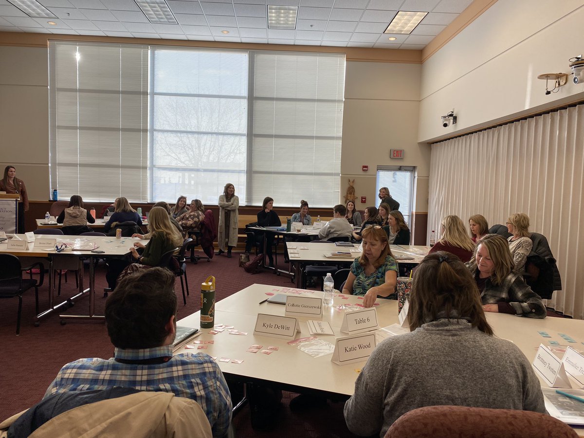 GFPS Literacy Committee hard at work after school tonight. Such great conversation, collaboration, and learning. #GFSchools