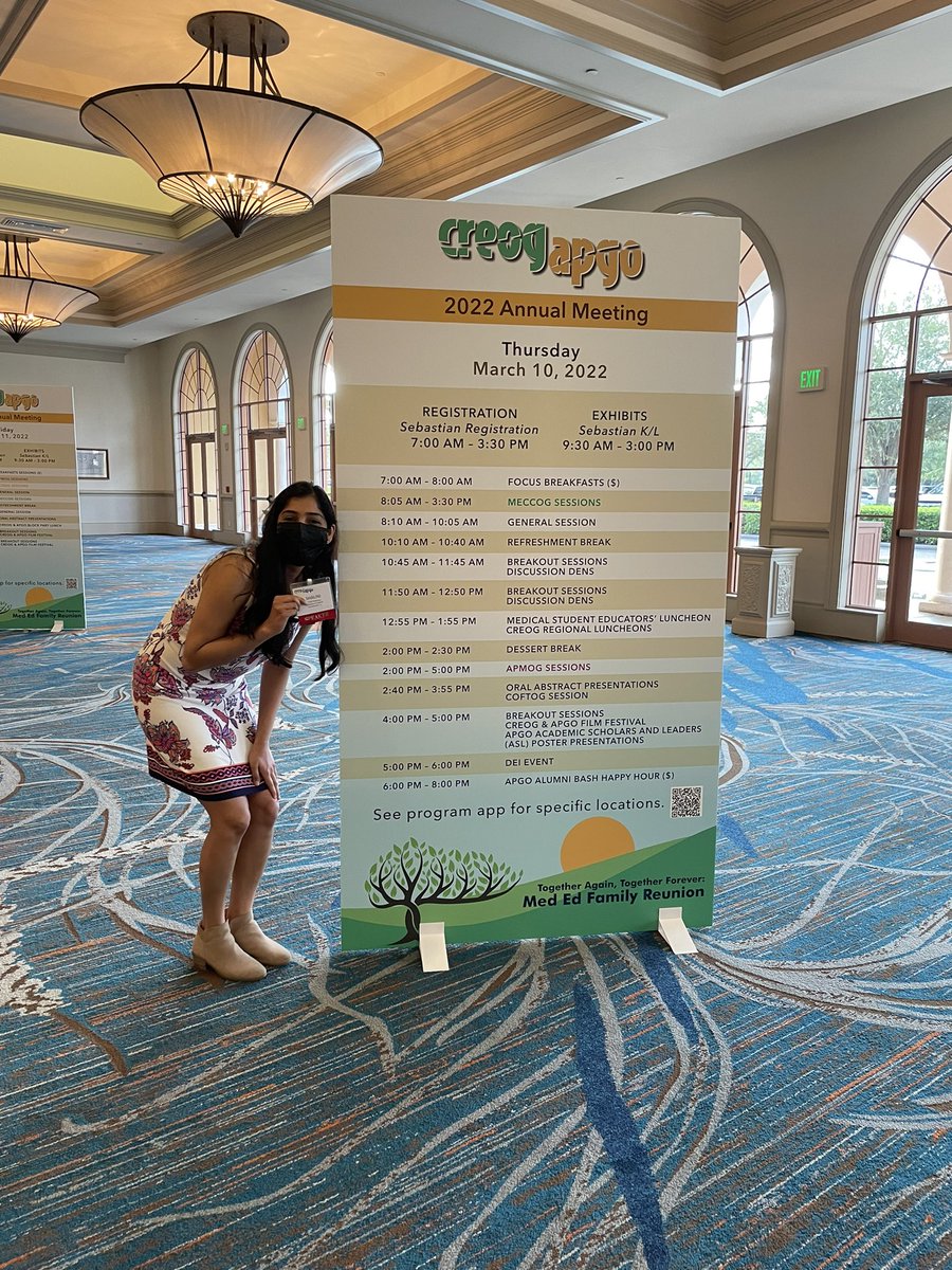 ShaliniSubbarao's tweet photo. First in-person conference!! Can’t wait to present tmrw and talk about state laws affecting OBGYN care #CAAM2022 https://t.co/Mist4yeYG8