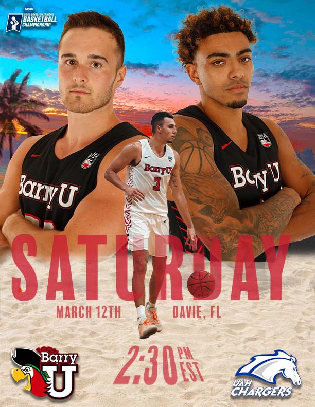 Makesure you’re free this weekend. 😎

Gotta love March. ✅

#BarryUMBB