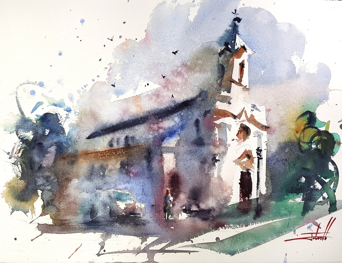 DrawingtalkJ's tweet photo. A church Watercolor

Today, I painted a church with watercolor.

[YouTube]
https://t.co/DzSnf01oE7

#watercolor #danielsmithwatercolors #SaundersWaterford #aquarelle #church #traveldrawing #travelbypainting #travelbywatercolor #drawingtalk https://t.co/wdKonX1o9A