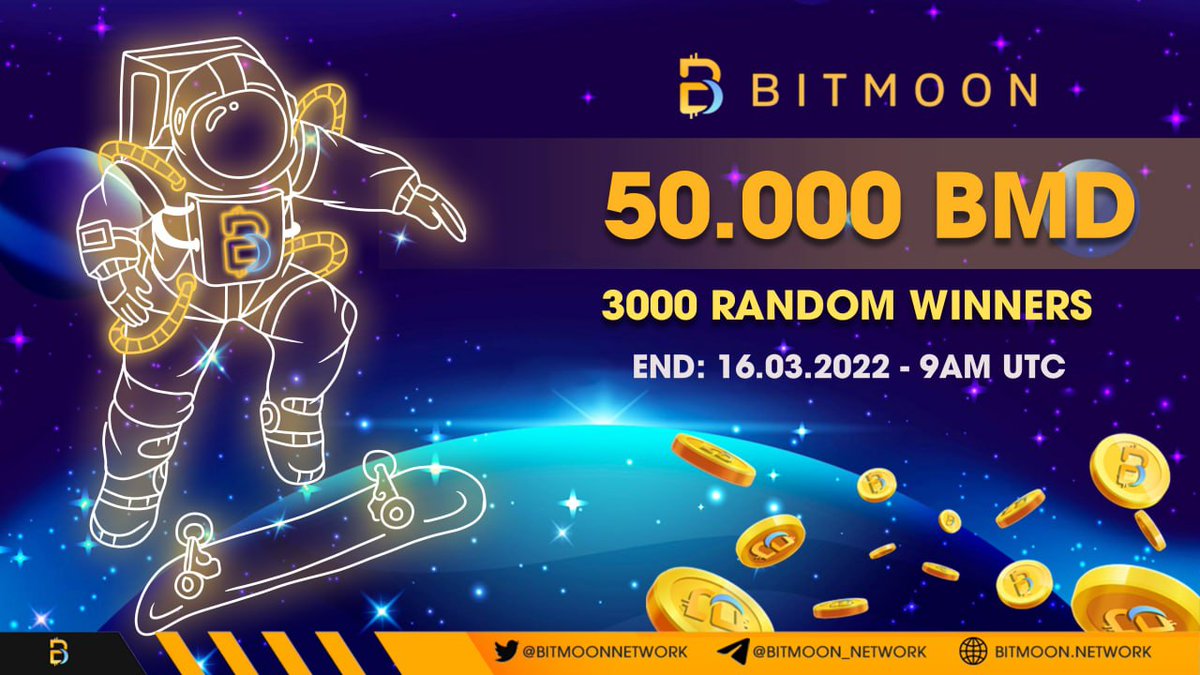 AirdropsGun's tweet photo. π Airdrop: Bitmoon Network
π° Value: 50,000 $BMD
π₯ Referral: 2 $BMD
π
End Date: 16th March, 2022
π¦ Distribution Date: After public sales
π Airdrop Link: https://t.co/GKPQuEEcml
@bitmoonnetwork #AirdropsGun #BitmoonNetwork #BMD Airdrops #DAO #DYOR #NFA #cryptocurrency #BSC https://t.co/c3Z1hMh8aL